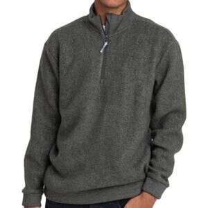 Houdini Alto Half Zip Sweatshirt Stand Collar Fleece Wool Outdoor Dark Gray M